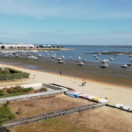 T2 1ère ligne loggia vue mer 180 ° parking Arcachon Eksteriør bilde